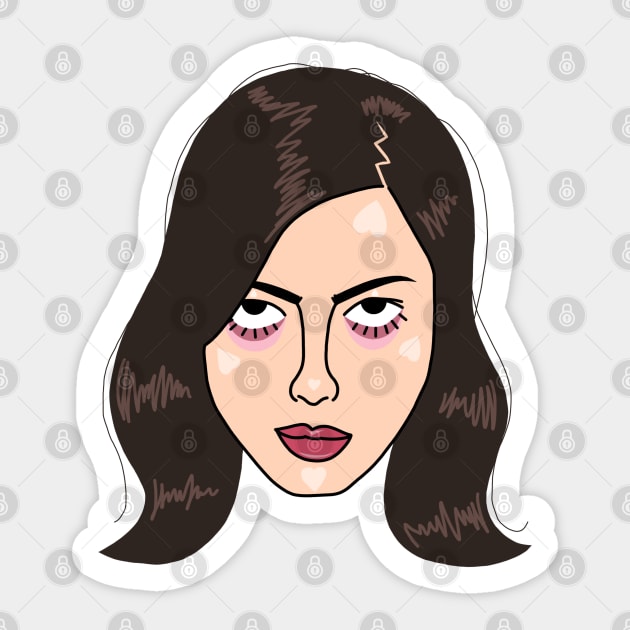 Aubrey Plaza Sticker by thelamehuman